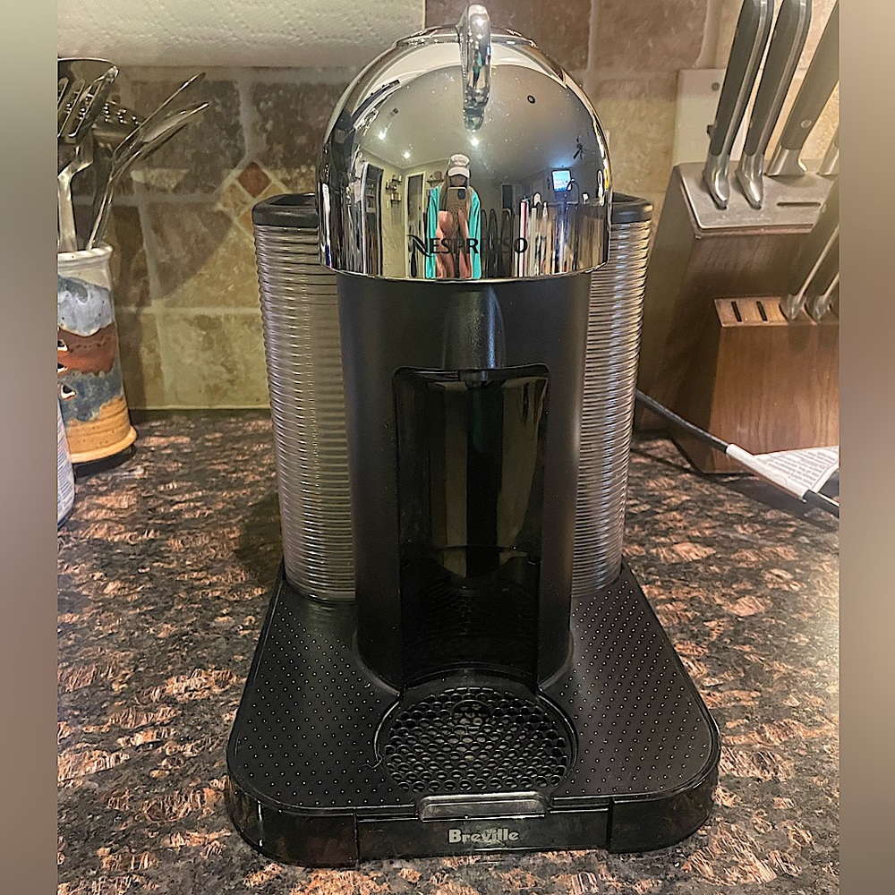 Nespresso Vertuo coffee and espresso maker by Breville.